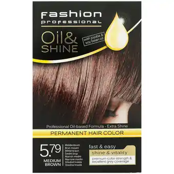 Action Coloration permanente pour cheveux fashion professional oil & shine offre