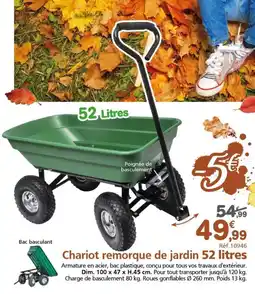 Provence Outillage Chariot remoque de jardin offre