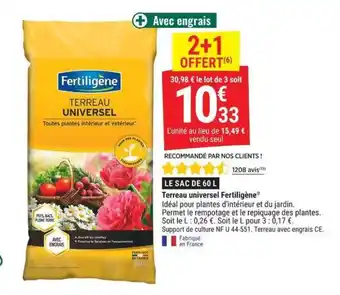 Fertiligene Terreau Universel