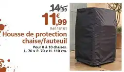 Provence Outillage Housse de protection chaise/fauteuil offre