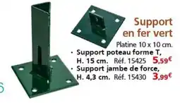 Provence Outillage Support en fer vert offre