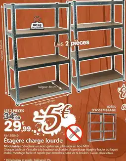 Provence Outillage Étagère charge lourde offre