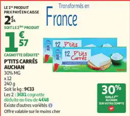 Auchan P'tits Carrés Auchan offre