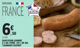 E.Leclerc LEONARD FASSIER Saucisson Courbé offre