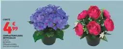 Auchan COMPOSITION FLEURS ARTIFICIELLES offre
