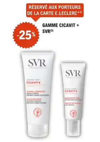 SVR GAMME CICAVIT+