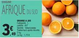 E.Leclerc ORANGE A JUS offre