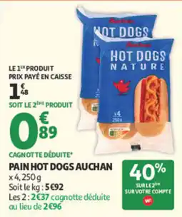 Auchan Auchan Hot Dogs offre