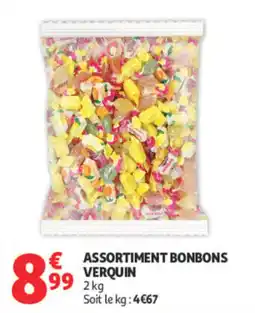 Auchan VERQUIN ASSORTIMENT BONBONS offre