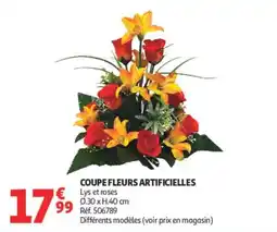 Auchan COUPE FLEURS ARTIFICIELLES offre