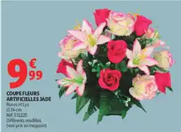 Auchan JADE Coupe fleurs artificielles offre