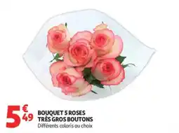 Auchan Bouquet 5 Roses offre