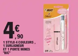 E.Leclerc BIC Stylo 4 couleurs offre