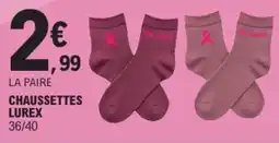E.Leclerc CHAUSSETTES LUREX offre