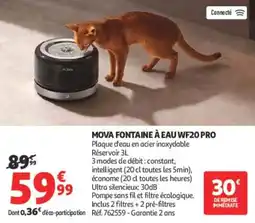 Auchan MOVA FONTAINE À EAU WF20 PRO offre