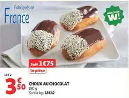 Auchan CHOUX AU CHOCOLAT offre