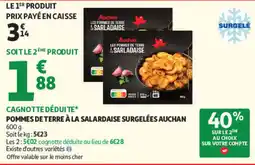 Auchan Auchan Pommes de terre à la salardaise offre