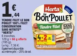 E.Leclerc Herta le Bon Poulet offre