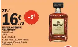 E.Leclerc DISARONNO LIQUEUR ORIGINALE offre
