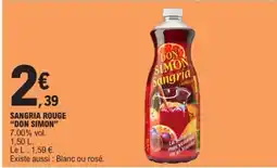 E.Leclerc DON SIMON Sangria offre