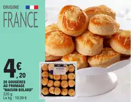 E.Leclerc Maison bolard 20 gougères au fromage offre