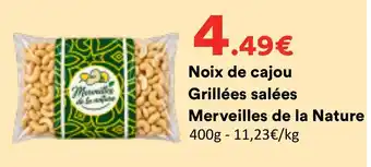 Hmarket Merveilles de la Nature Noix de cajou offre