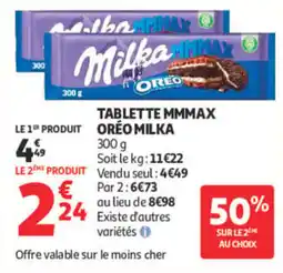 Auchan Milka MMMAX ORÉO MILKA offre