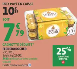 Auchan FERRERO ROCHER offre