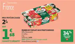 Auchan Yoplait Panier aux fruits rouges offre