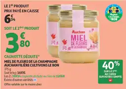Auchan Auchan Miel de fleurs de la Champagne offre
