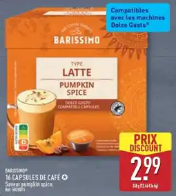 ALDI BARISSIMO LATTE PUMPKIN SPICE offre