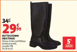 Auchan INEXTENSO BOTTES FEMME offre