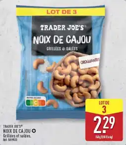 ALDI TRADER JOE'S NOIX DE CAJOU offre