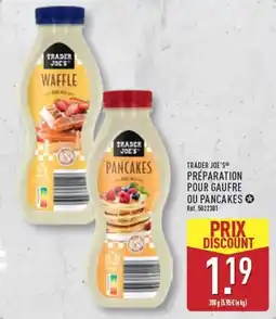 ALDI TRADER JOE'S PRÉPARATION POUR GAUFRE OU PANCAKES offre