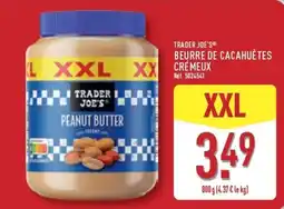 ALDI TRADER JOE'S BEURRE DE CACAHUÈTES CRÈMEUX offre
