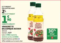 Auchan Auchan Vinaigrette Vinaigre Balsamique offre