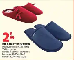 Auchan INEXTENSO MULE ADULTE offre