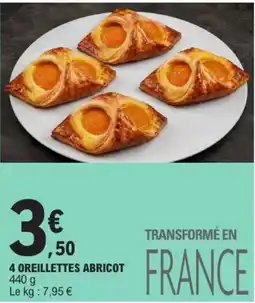 E.Leclerc OREILLETTES ABRICOT offre