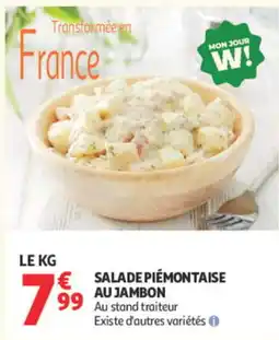 Auchan SALADE PIÉMONTAISE AU JAMBON offre