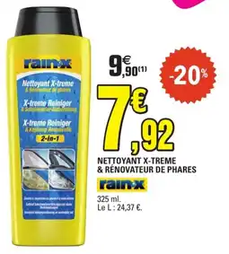 E.Leclerc rain-x Nettoyant X-treme & Rénovateur de phares offre
