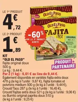 E.Leclerc OLD EL PASO Fajita offre