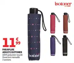 Auchan isotoner PARAPLUIE ADULTE offre