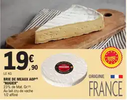 E.Leclerc NUGIER Brie de Meaux AOP offre