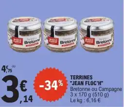 E.Leclerc JEAN FLOC'H Terrine offre