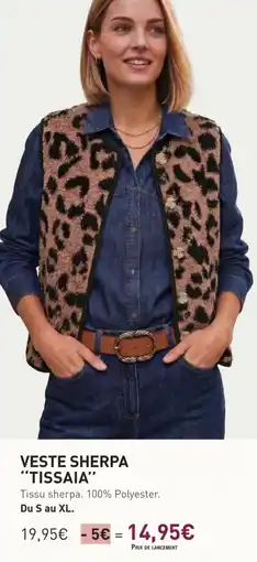 E.Leclerc TISSAIA VESTE SHERPA offre