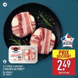 ALDI ST-CLÉMENT LE BOUCHER 2 HACHÉS AU PORC offre