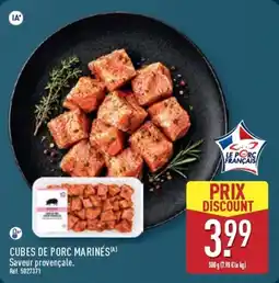 ALDI Le Porc Français Cubes de porc marinés offre