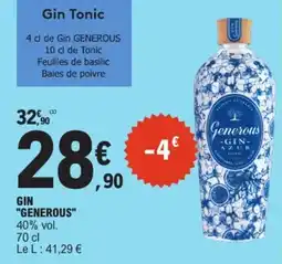 E.Leclerc Generous Gin Tonic offre