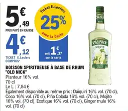 E.Leclerc Old Nick Mojito offre