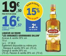 E.Leclerc DILLON Liqueur au rhum offre